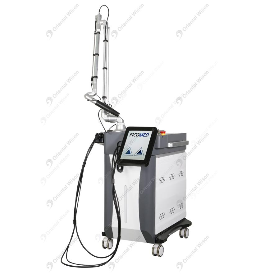 2 In1 إزالة الشعر بالليزر طويل النبض، إزالة الأوعية الدموية، إزالة الوشم بالليزر بيكو ثانية، إزالة صبغة الجلد، تبييض البشرة، معدات التجميل، تقشير الكربون