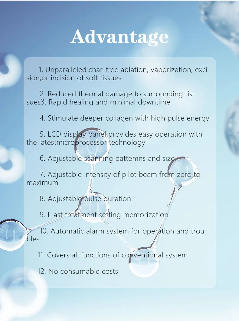 ملحقات جهاز الليزر الكسري CO2 والتغليف