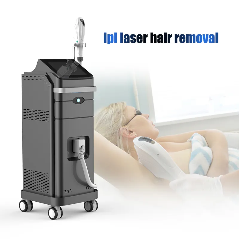 أحدث تقنية إزالة الشعر بالليزر رأسيًا تقنية التبريد بالثلج المتقدمة معدات صالون التجميل IIPL Depilacion