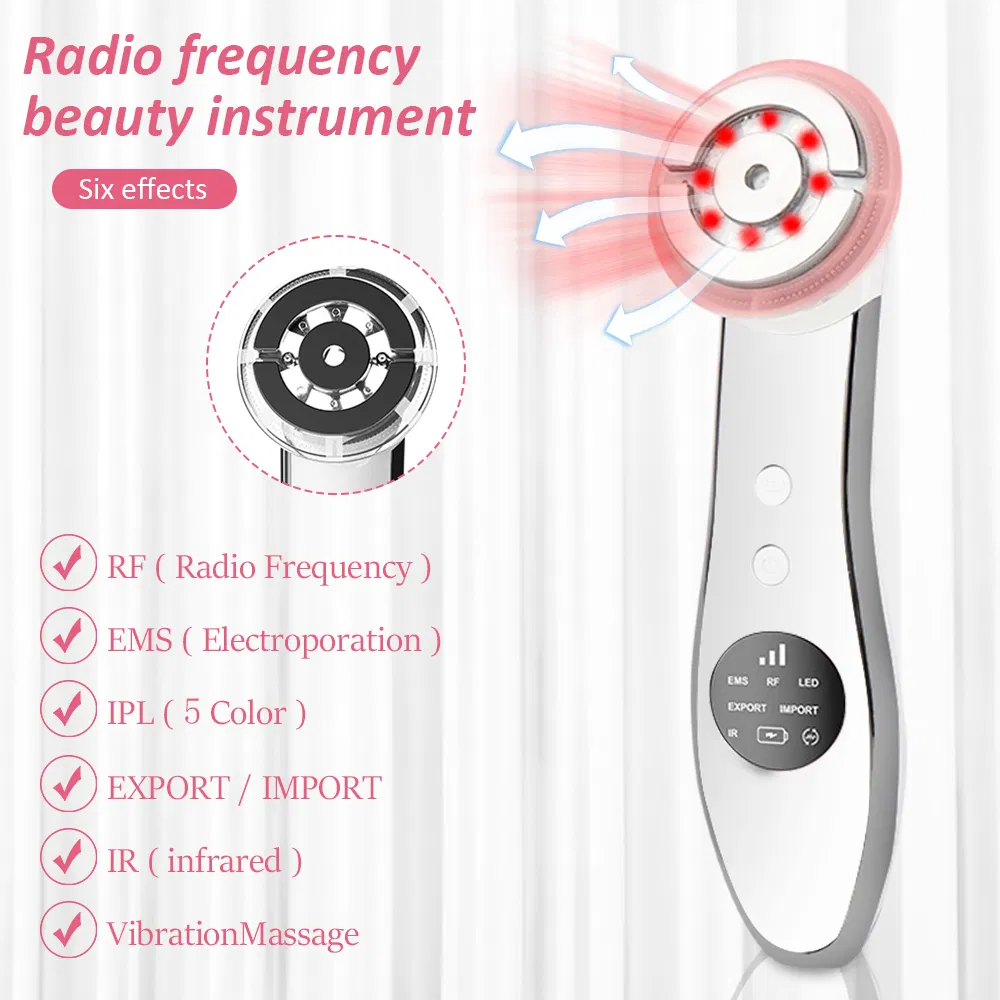 جهاز تجديد البشرة بالضوء LED بتقنية RF وEMS لرفع الوجه ومكافحة الشيخوخة