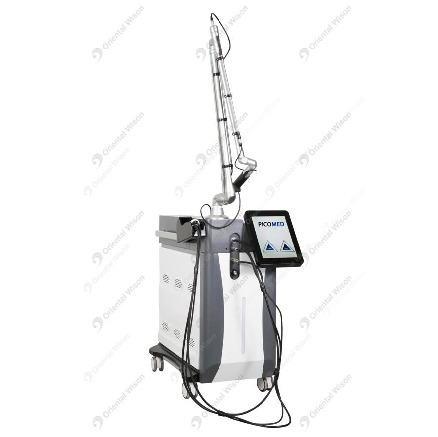2 In1 إزالة الشعر بالليزر طويل النبض، إزالة الأوعية الدموية، إزالة الوشم بالليزر بيكو ثانية، إزالة صبغة الجلد، تبييض البشرة، معدات التجميل، تقشير الكربون