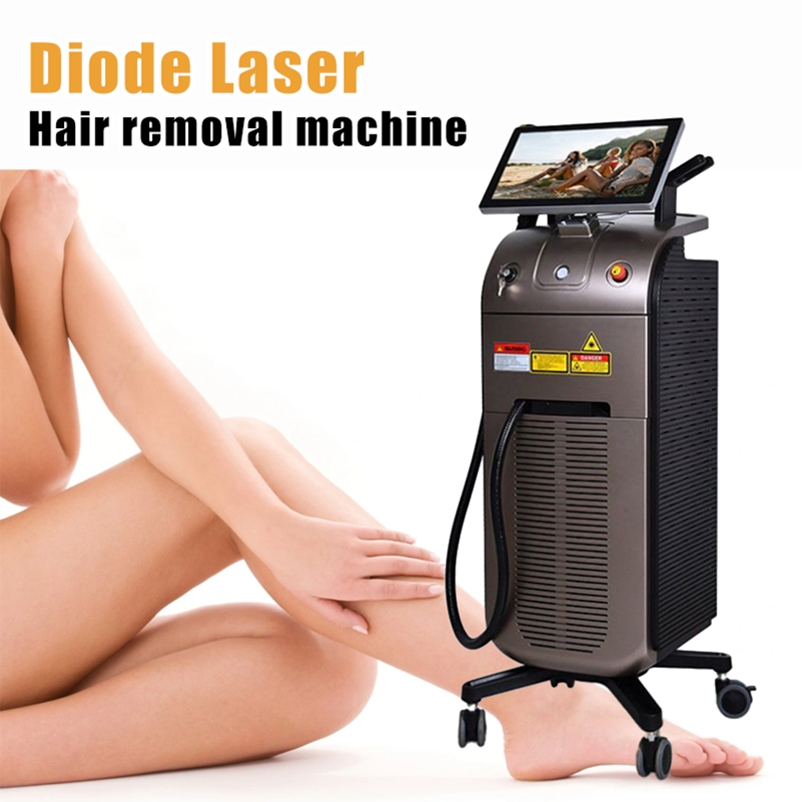 2025 الأحدث 1200W/1600W/2400W 755/1064/808 4 جهاز إزالة الشعر بالليزر الديوتيوم البارد بتقنية الموجات الطويلة