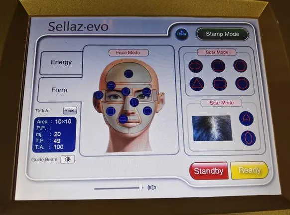 آلة ليزر إير ياج الاحترافية CO2 fractional 1550 لإزالة الندبات وتجديد البشرة باستخدام زجاج ياج 1550 لجمال صالون السبا