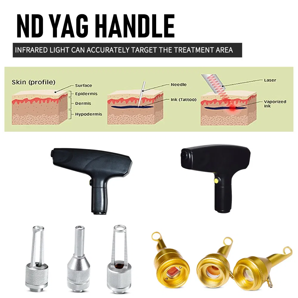 تUV CE ISO FDA شاندونغ هوامي متعددة الوظائف 3 في 1 IPL+ND YAG+آلة إزالة الشعر بالليزر الثلجي بلاتينيوم لإزالة الشعر وإزالة الوشم 3 طول الموجة