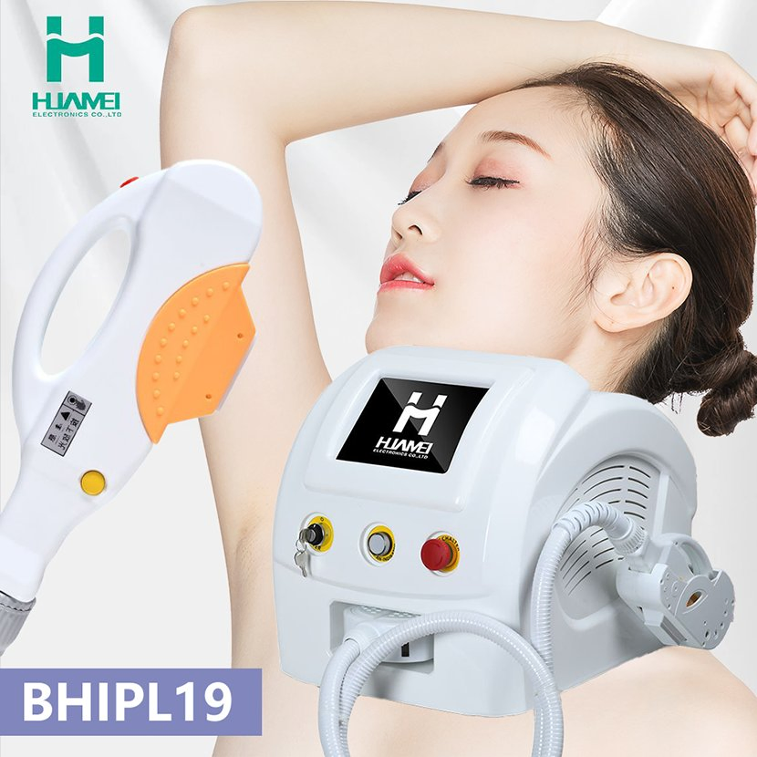 جهاز إزالة الشعر بالليزر المحمول بتقنية إضاءة IPL وتجديد البشرة