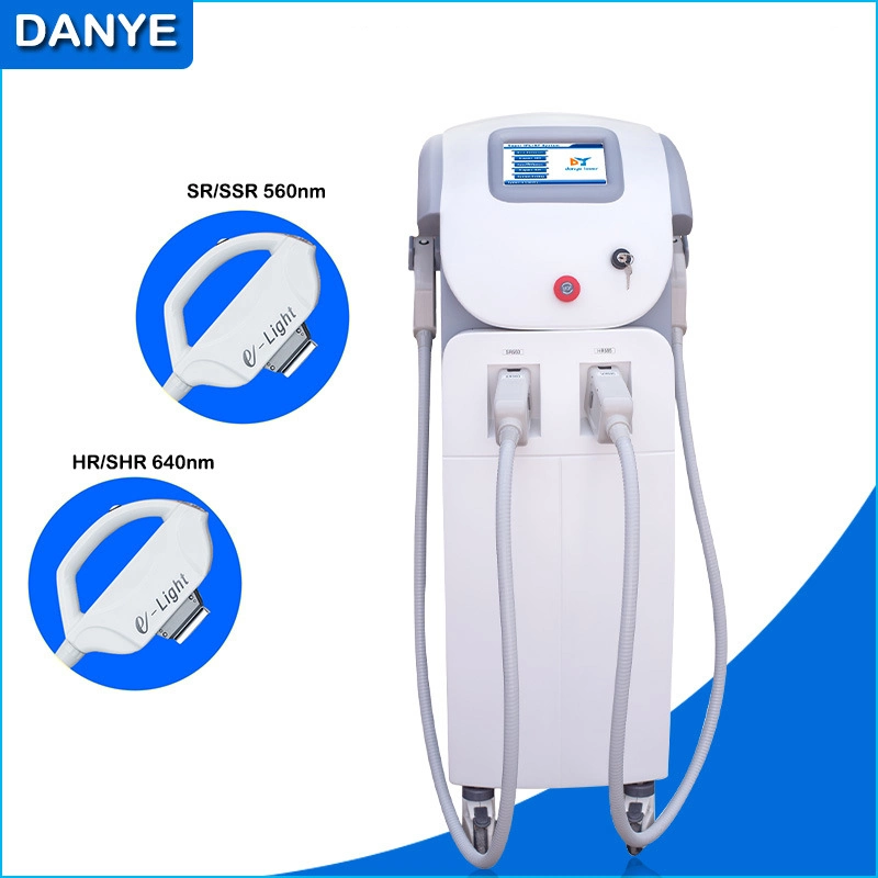 إزالة الشعر وتجديد البشرة مع مقبضين 560nm و 695nm