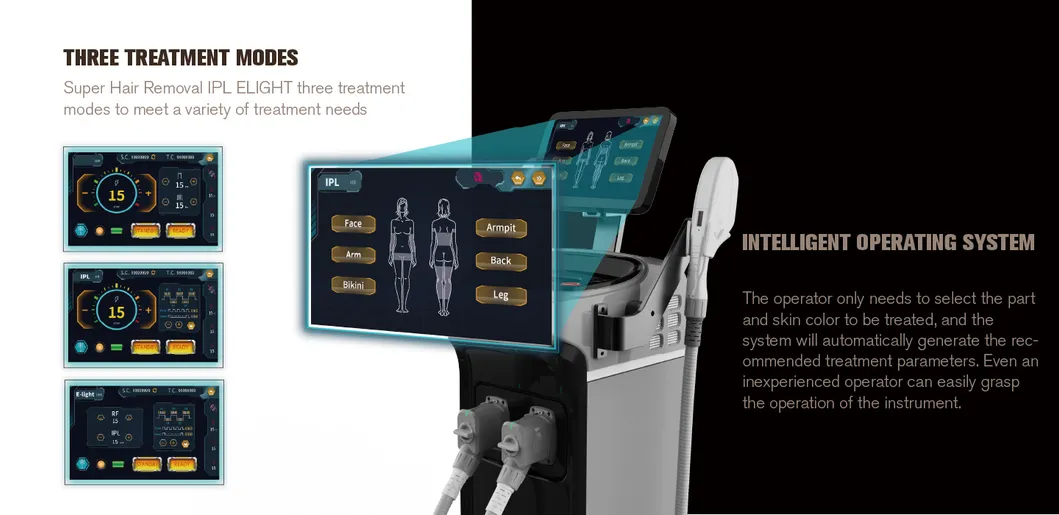 شهادة ISO13485 آلة إزالة الشعر بتقنية IPL متعددة الوظائف بسعر رخيص لصالون التجميل