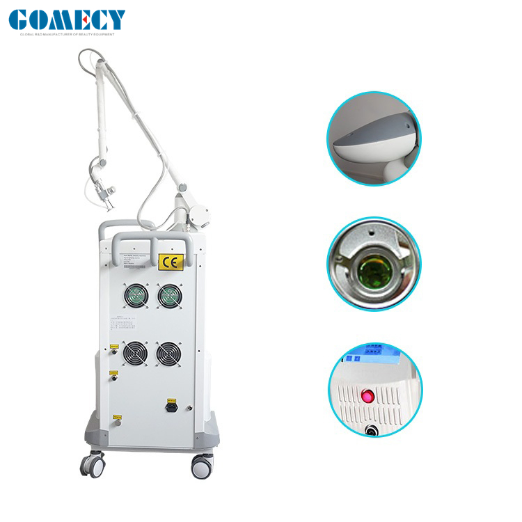 آلة CO2 ليزر 10600nm احترافي للتقشير الجلدي CO2 ليزر RF لإزالة الندبات وعلامات التمدد