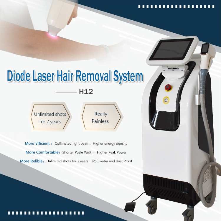 أفضل معدات جمال الليزر إزالة الشعر بالليزر 3 الطول الموجي 755 808 1064 آلة إزالة الشعر بالليزر الديود
