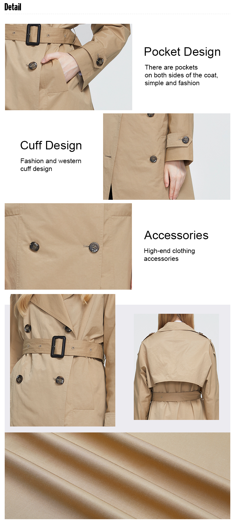 Ladies windproof jacket view 4
