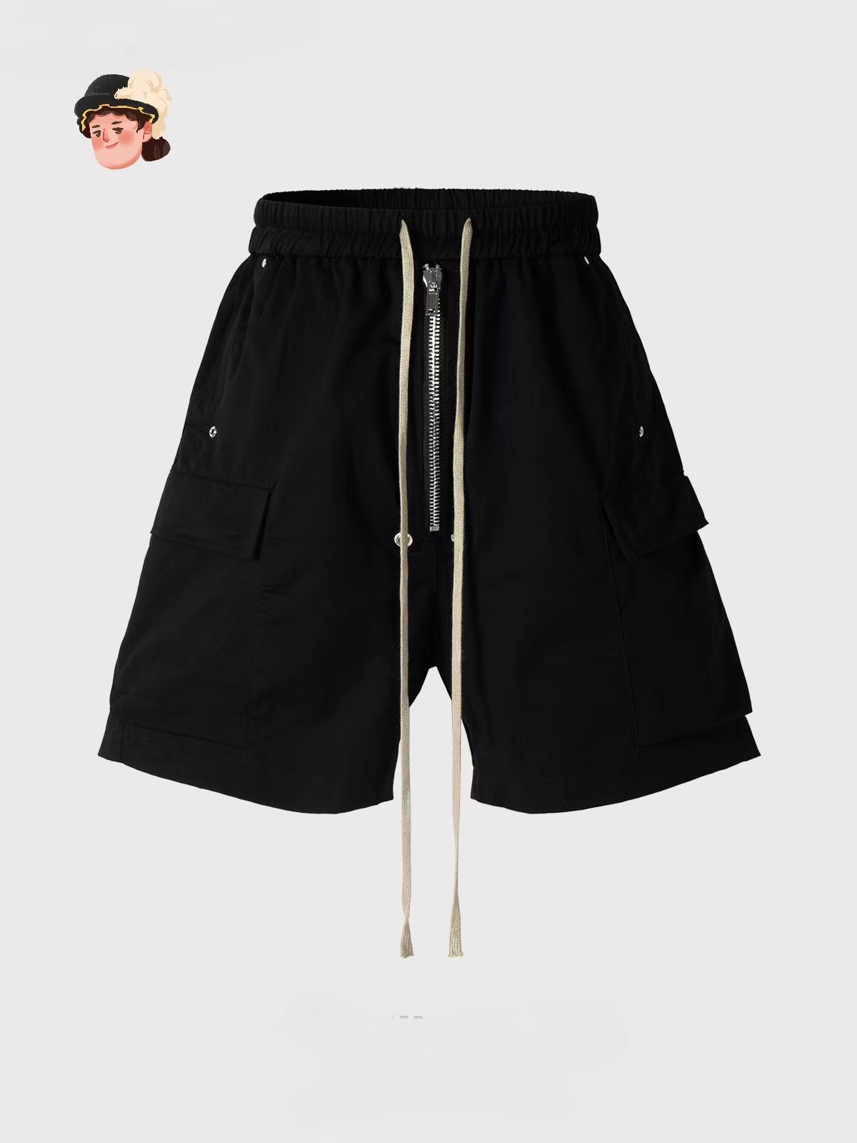 Spring Summer Highstreet Casual Pants Unisex Zipper Dark Wind Men&amp;#39s Cargo Shorts Vintage Canvas Mens Underwear Hip Pop Fabric