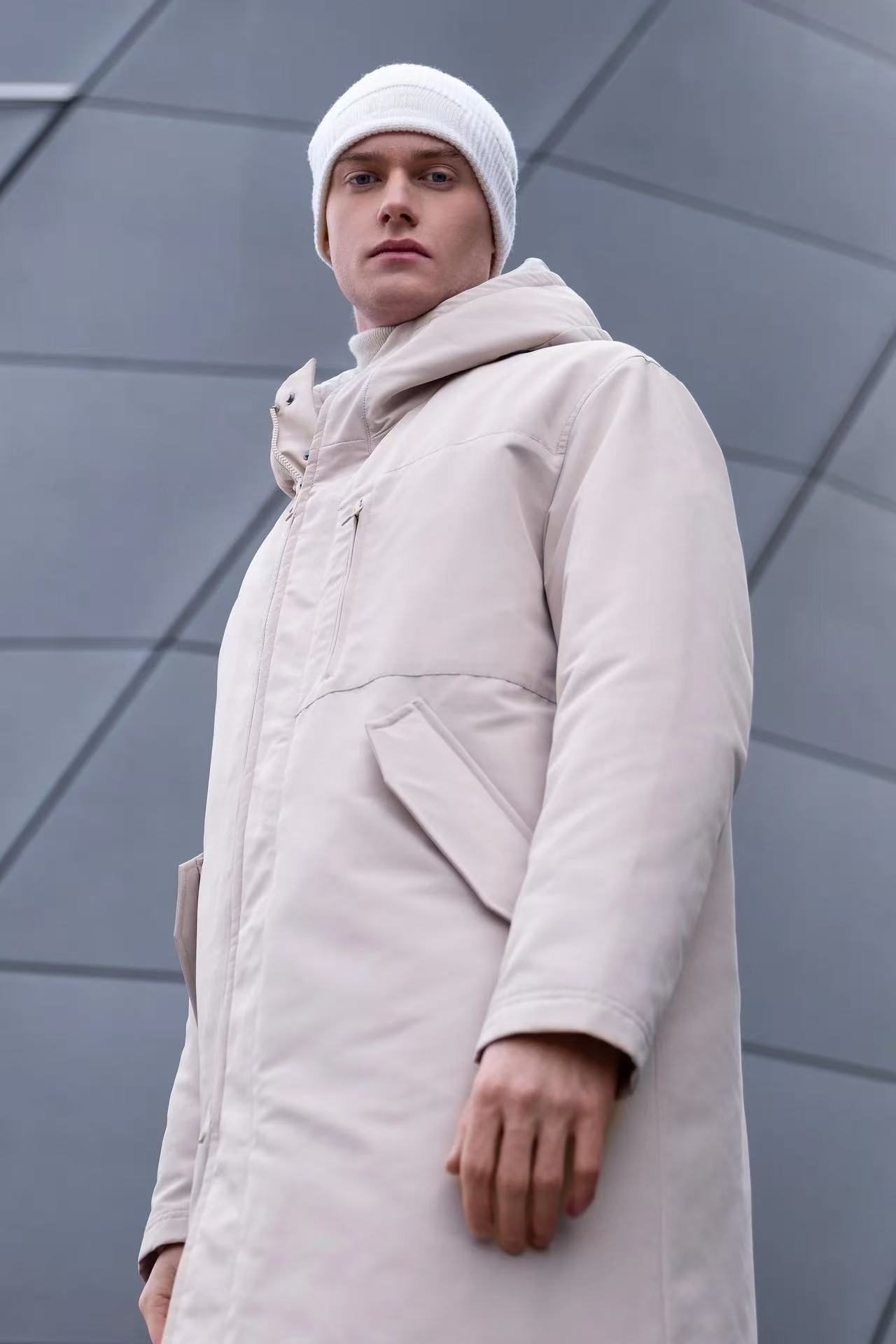 Men's Puffer Jacket Waterproof Winter Parka Jacket Warm Thicken Ski Coat