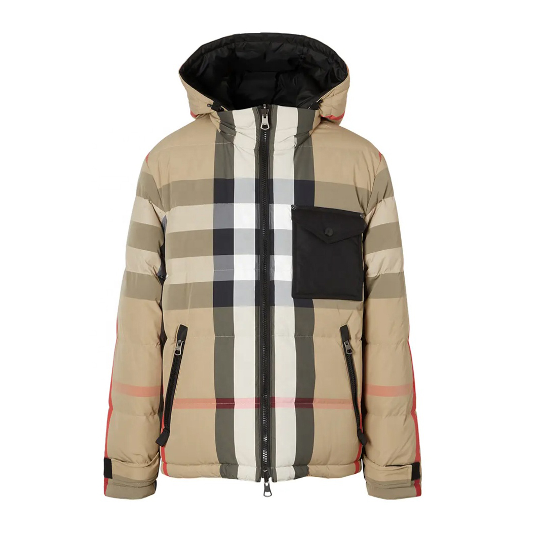 Custom Puffer Jacket Bubble Coat Jacket Face Thick Down Cotton Padded Winter Parka Custom Puffer Jacket For Men