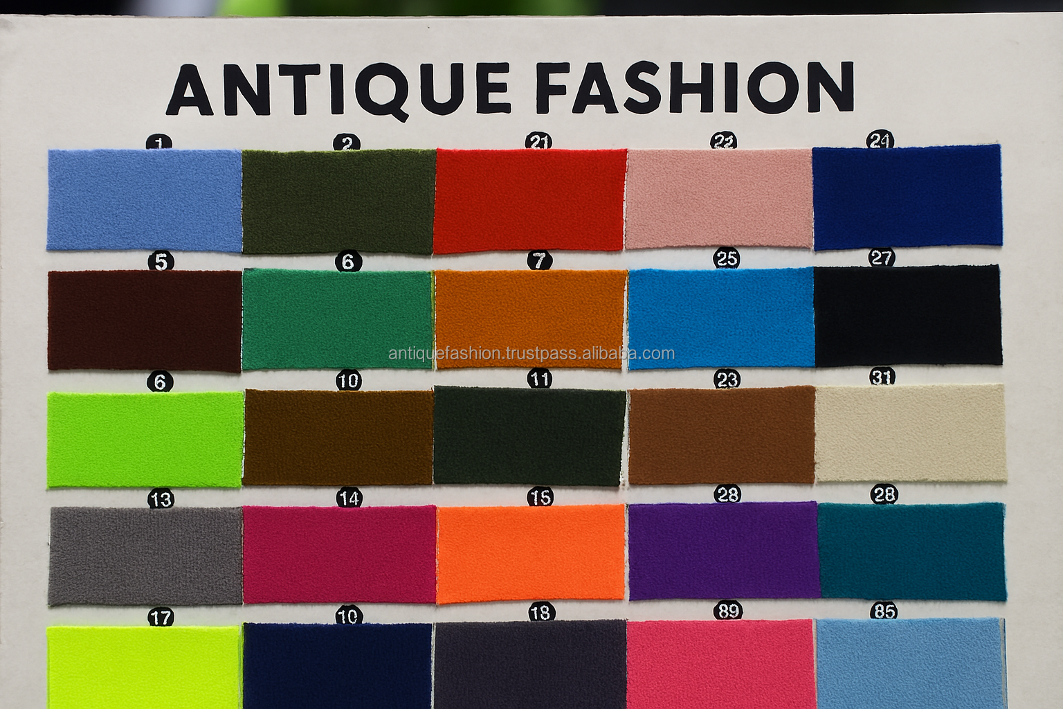 Color Chart Header