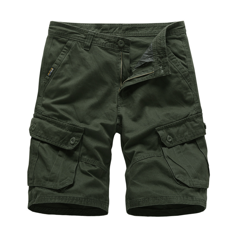 Men's Loose Cargo Pants Shorts Plain Solid Causal Plus Size Sweatpants With Pockets Shorts