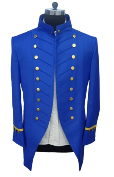 OEM Designer Customized 100% Woolen Overcoat Plus Size Trench Coat Button Decoration Royal Style Men's Coats