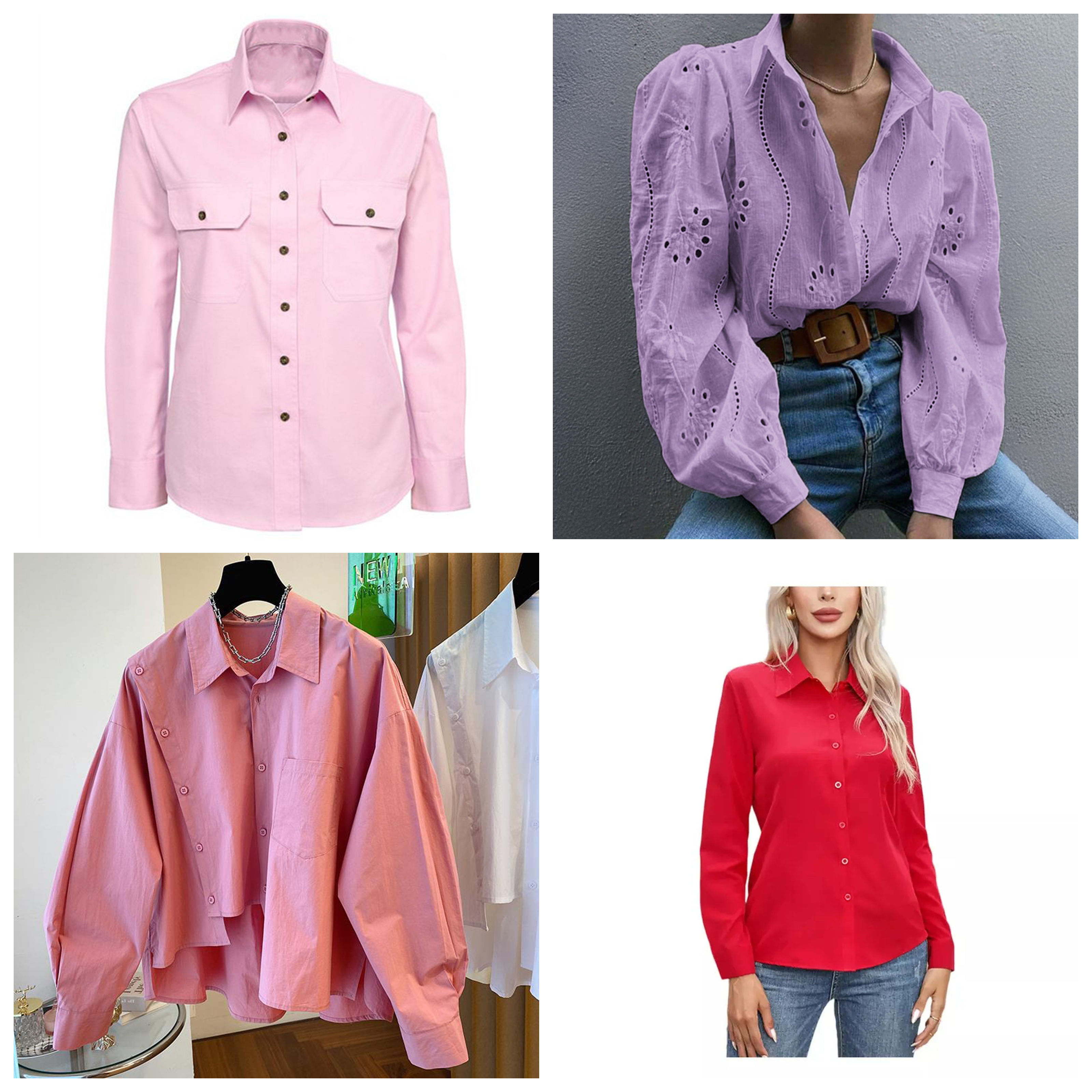 Women's long shirt detail 3