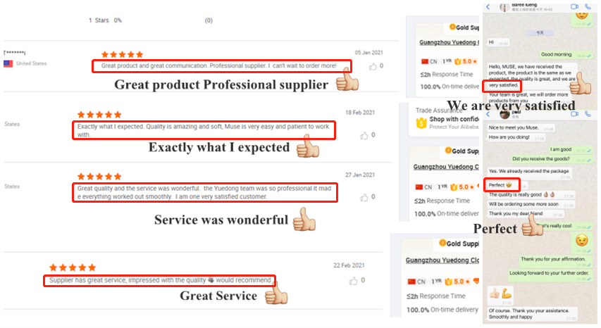 Satisfied customer review 1