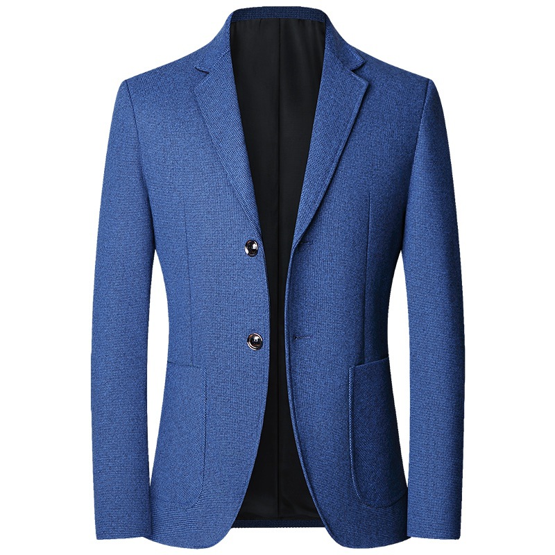 2024 Autumn High Quality Slim Fit Blazers & Suits Jackets Business Casual Wool Coats for Men
