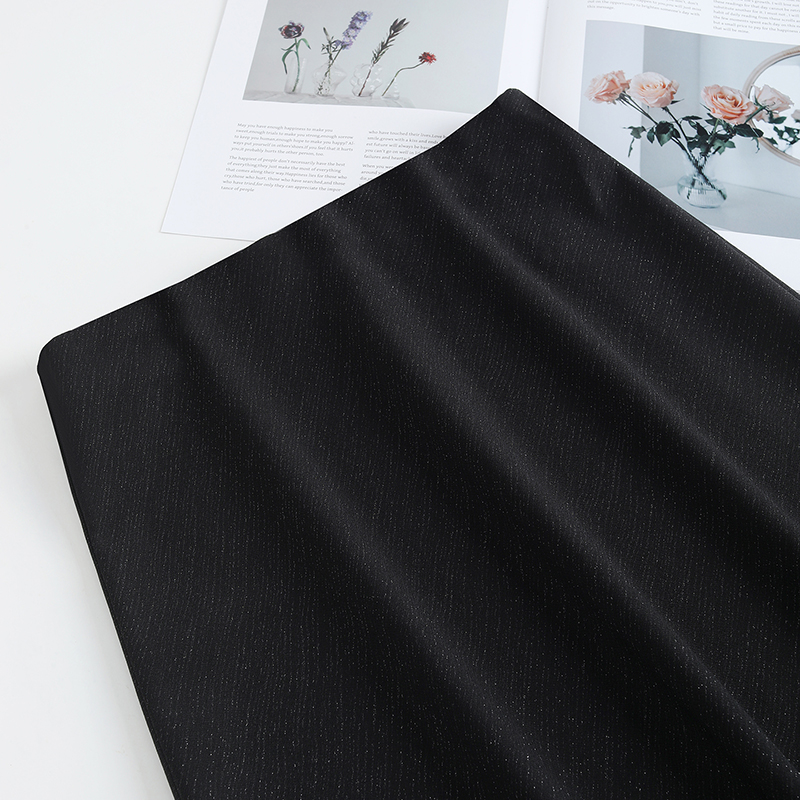 Maxi Skirts High Waist Black Shimmer ALine Midi Skirt Elegant Flared Casual Office Wear for Women
