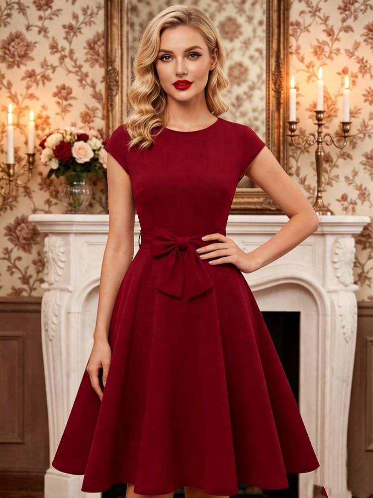 2026 Spring Elegant and Fashionable Lace Straight Cocktail Evening Gown Party