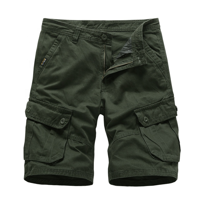 Men's Loose Cargo Pants Shorts Plain Solid Causal Plus Size Sweatpants With Pockets Shorts
