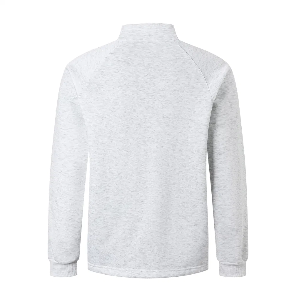 2026 Autumn Pullover Embroidery Stand Collar Half Zipper Fleece New Hoodie Sweatshirt Youth Fashion Brand Loose Sports Shirt