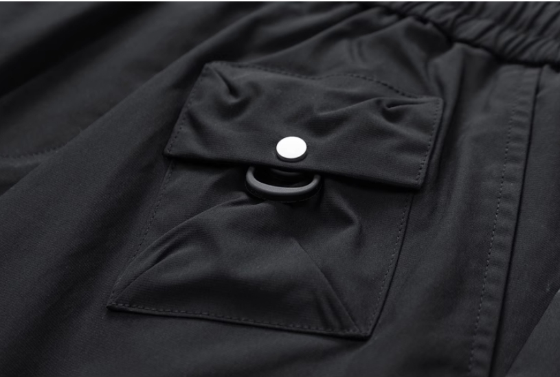 Cargo Pocket Pants Vintage Shorts Custom Logo for Men Jogger Gym Outdoor Oversized Cotton Casual Loose Summer