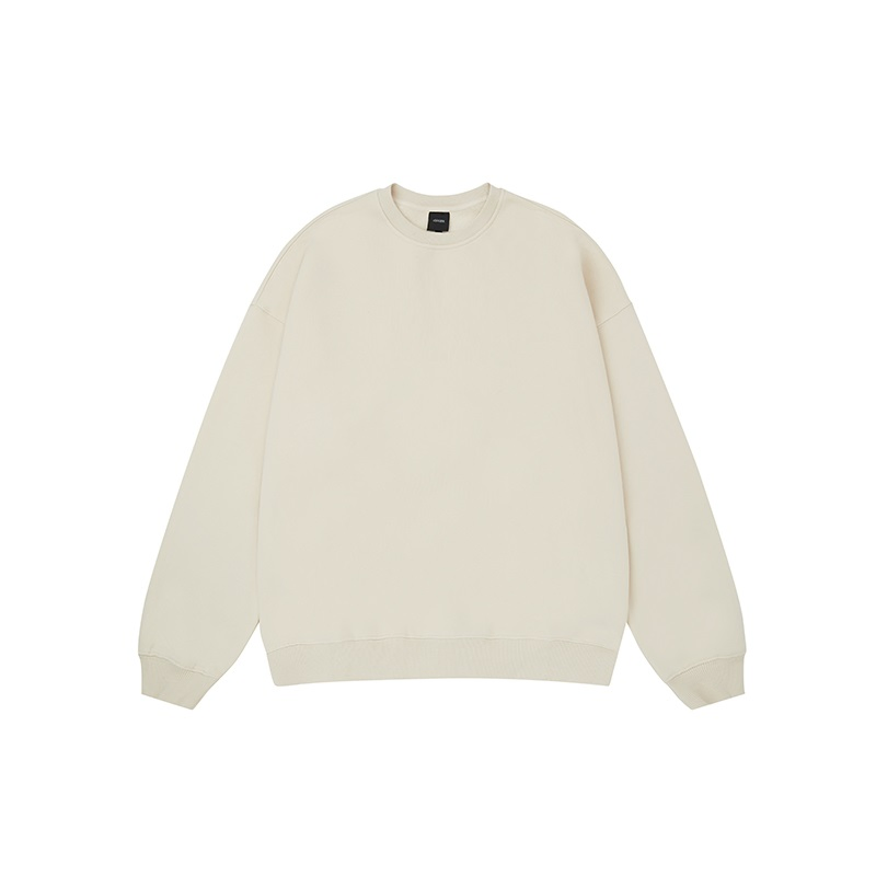 Wholesale 100%Cotton Sweatshirt Drop Shoulder Oversized Sweatshirt Unisex Men's Hoodies &amp; Sweatshirts