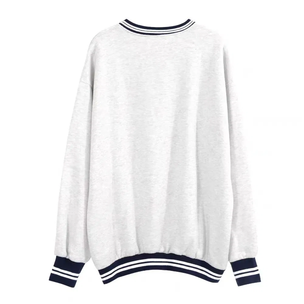 Custom Cotton Crewneck Pullover Plain Blank Crew Neck Sweatshirt