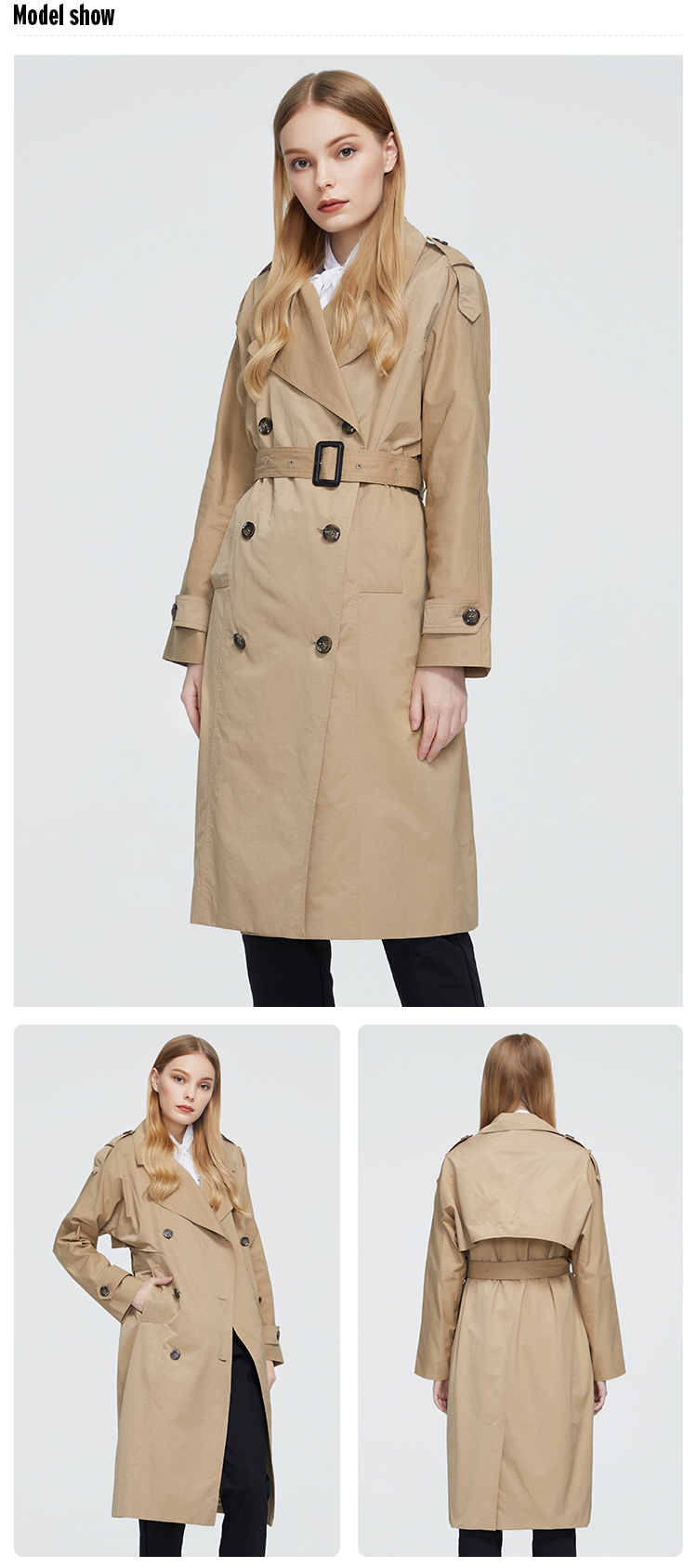 Ladies windproof jacket view 6