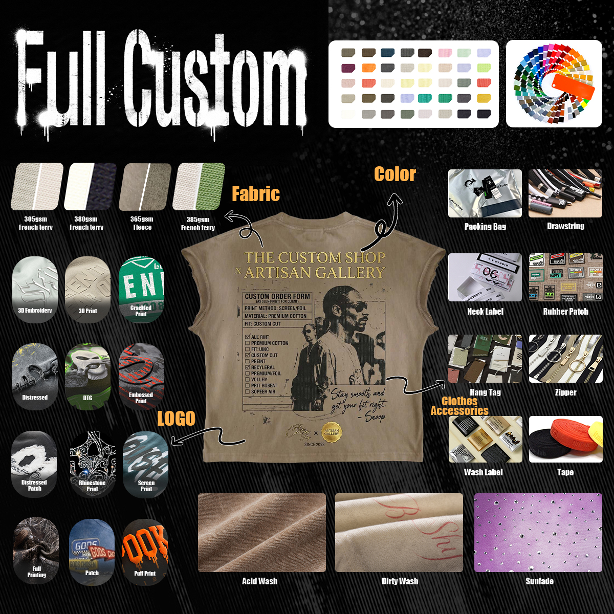 Boxy Fit Designer Tshirt Pour Hommes Oversized Cotton Graphic Vintage Wash Custom Streetwear Graphic Men's Sleeveless Tshirts