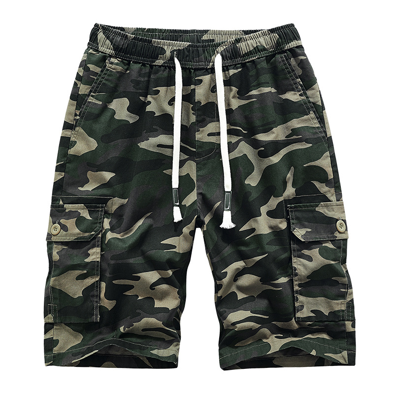 Summer New High Quality Cargo Short Pant Men's Plus Size Cotton Casual Shorts Sports Five Quarter Pants OEM