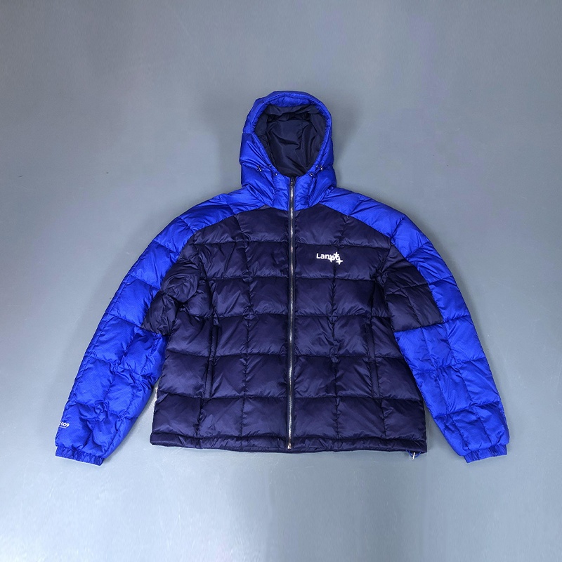 Manufacturer Custom Logo Men's Winter Puffer Jacket Waterproof Windproof Padded Duck Down Coat Oversized Bubble Parka