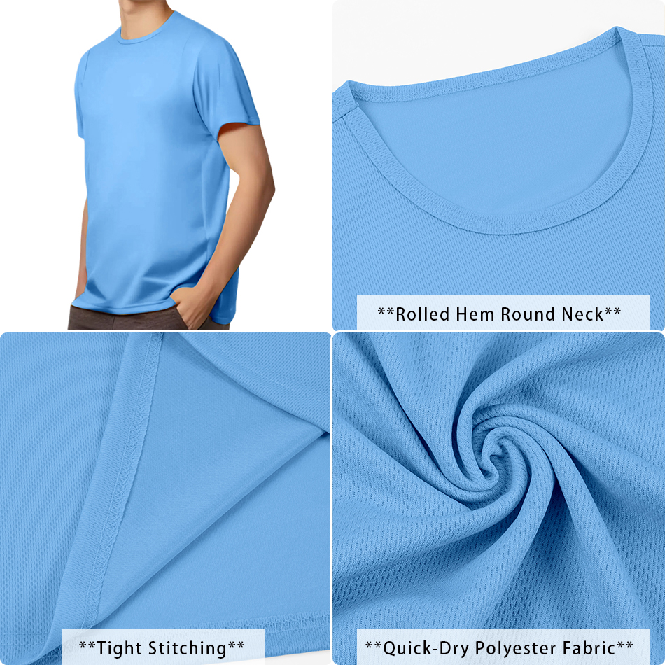 Wholesale Run Tshirts Custom Printing T-shirts Plain Quick Dry 100 Polyester Sublimation Blank Sport Tshirts Mens T Shirts