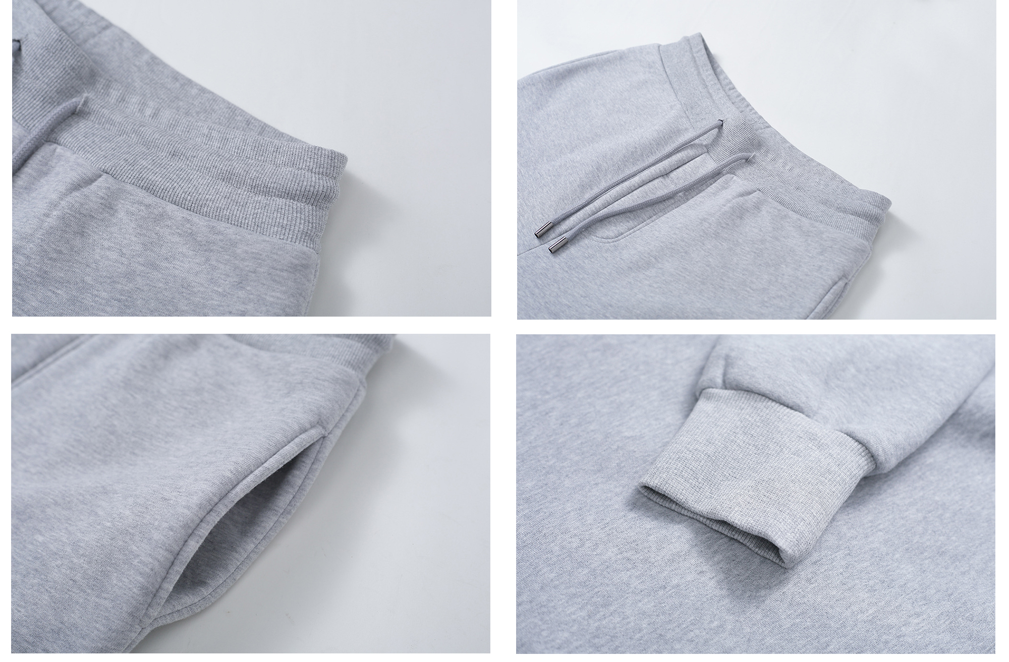Oem Design Cotton Polyester Men Fleece Tracksuit Details 2