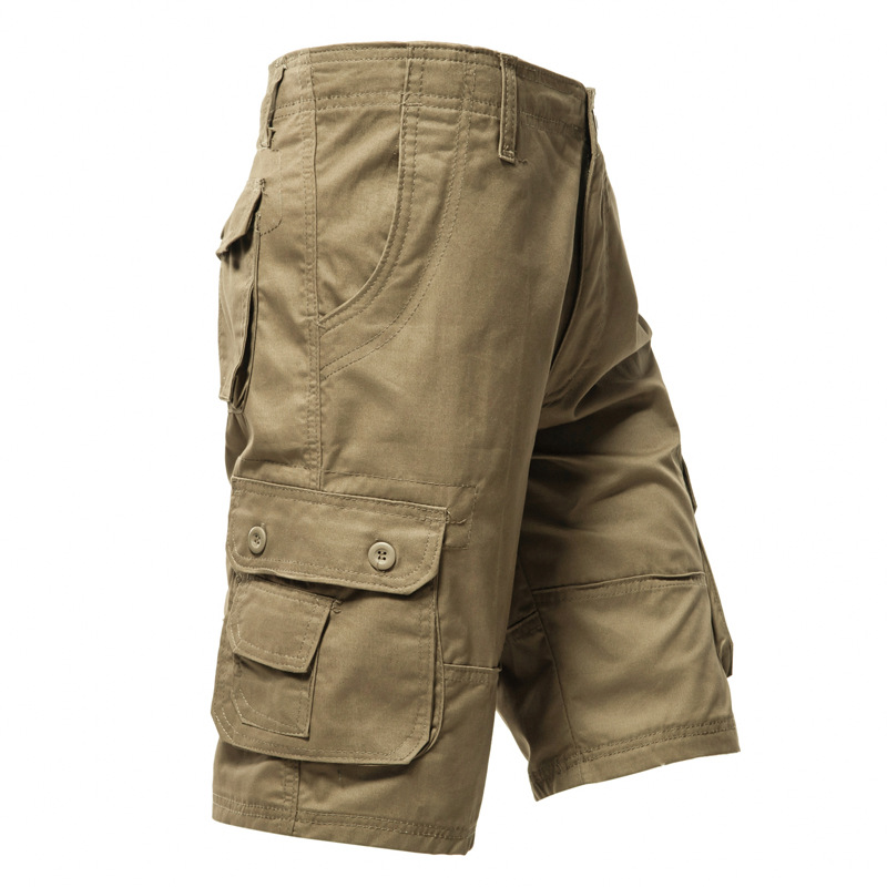 OEM Factory Men's Sporty Quick Dry Tactical Pants Outdoor Cargo Shorts with Multi-Pockets Made From Worsted Fabric
