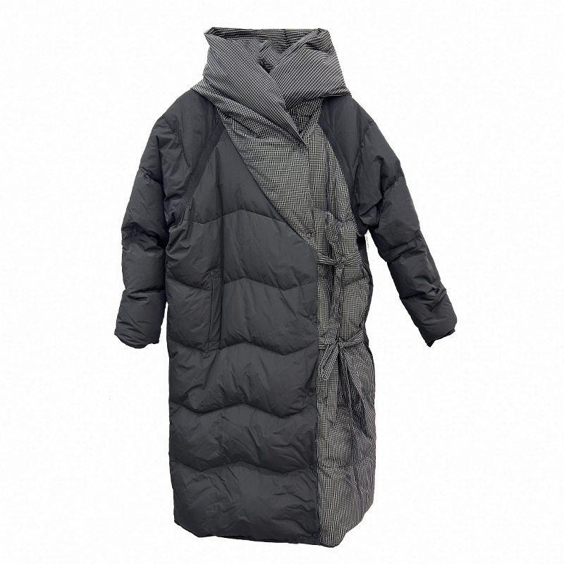 New Arrivals Winter Parkas Women 2024 Sleek and Simple Ladies Puffer Jacket High-End Grid Pattern Ladies Winter Coats