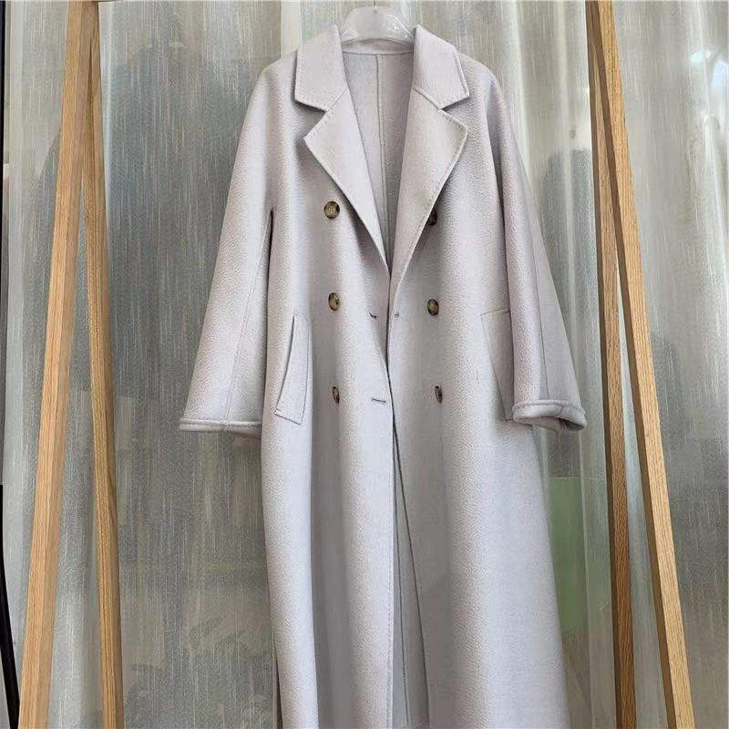 Trench Coat Long Wool Coat Winter Overcoat for Men &amp; Women OEM Custom Fashion Coats Wholesale