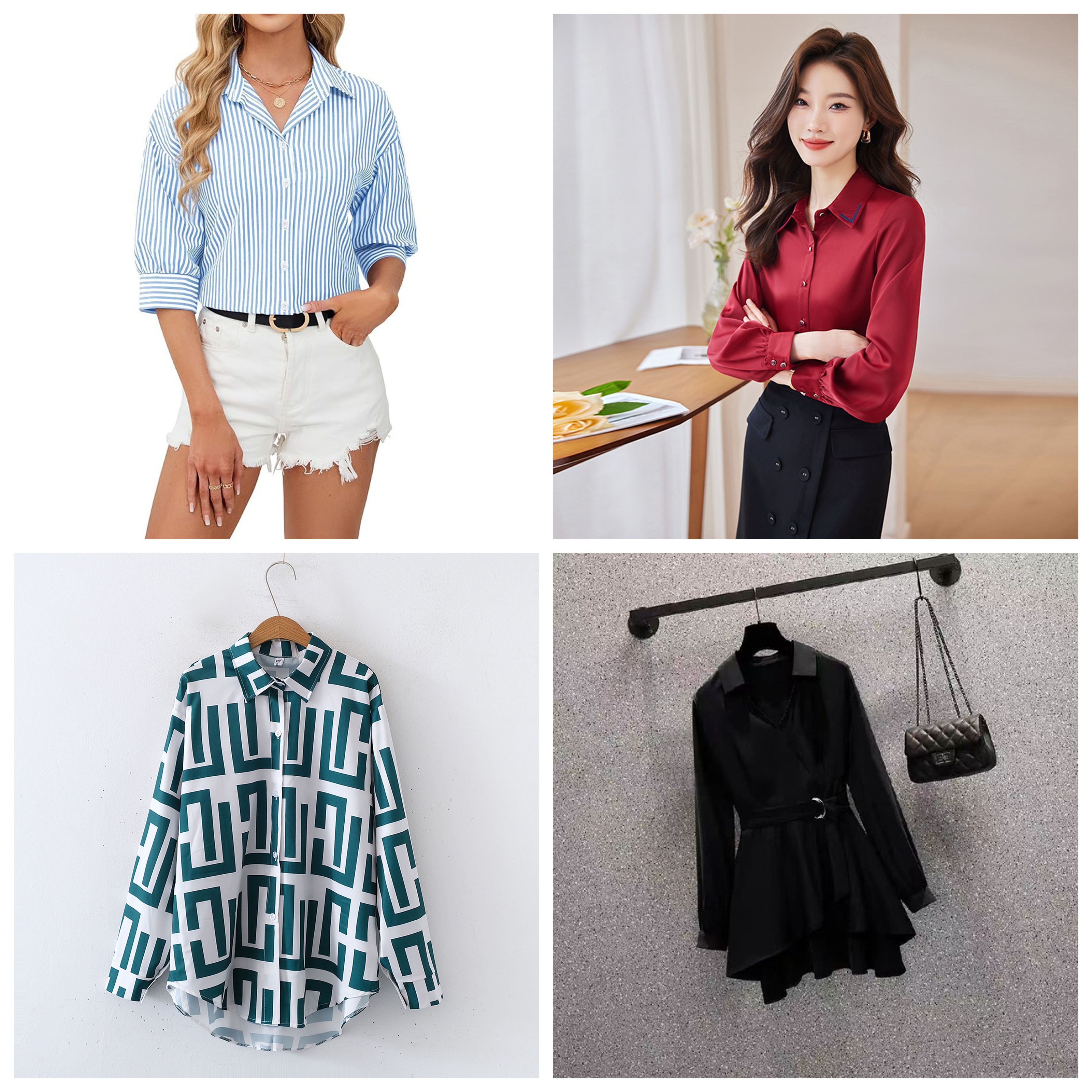 Women's long shirt detail 10