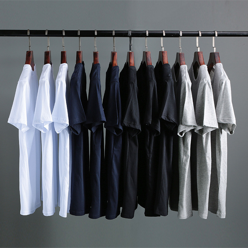 Wholesale Custom Men's Promotional Plain Embroidered Tee Shirt Silk Screen Printing Men's T-shirts Blanks Oversized T-shirts
