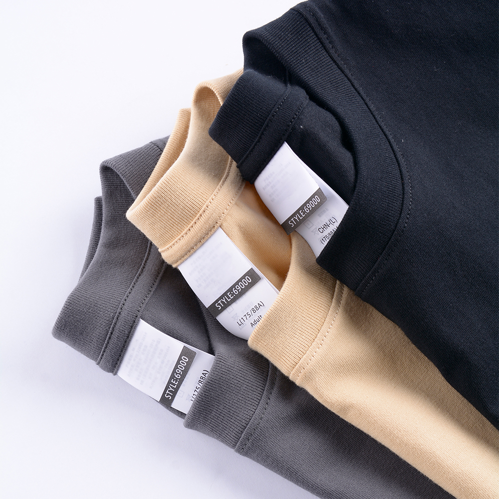Custom Plain 2025 Luxury Tshirt Heavyweight T-shirt Print Logo Mock Neck Blank T Shirt Oversized Men's T-shirt For Men