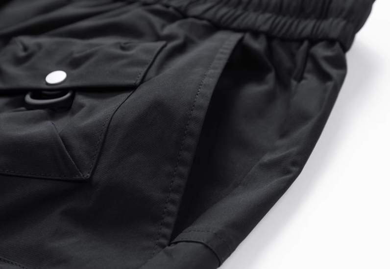 Cargo Pocket Pants Vintage Shorts Custom Logo for Men Jogger Gym Outdoor Oversized Cotton Casual Loose Summer