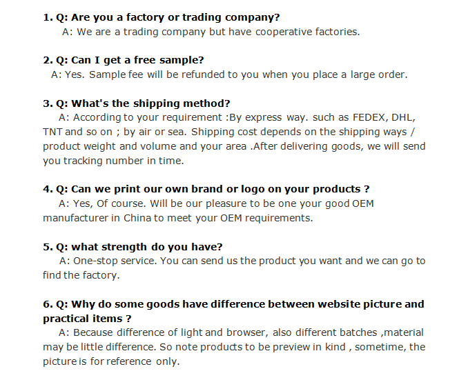 FAQ Overview Diagram