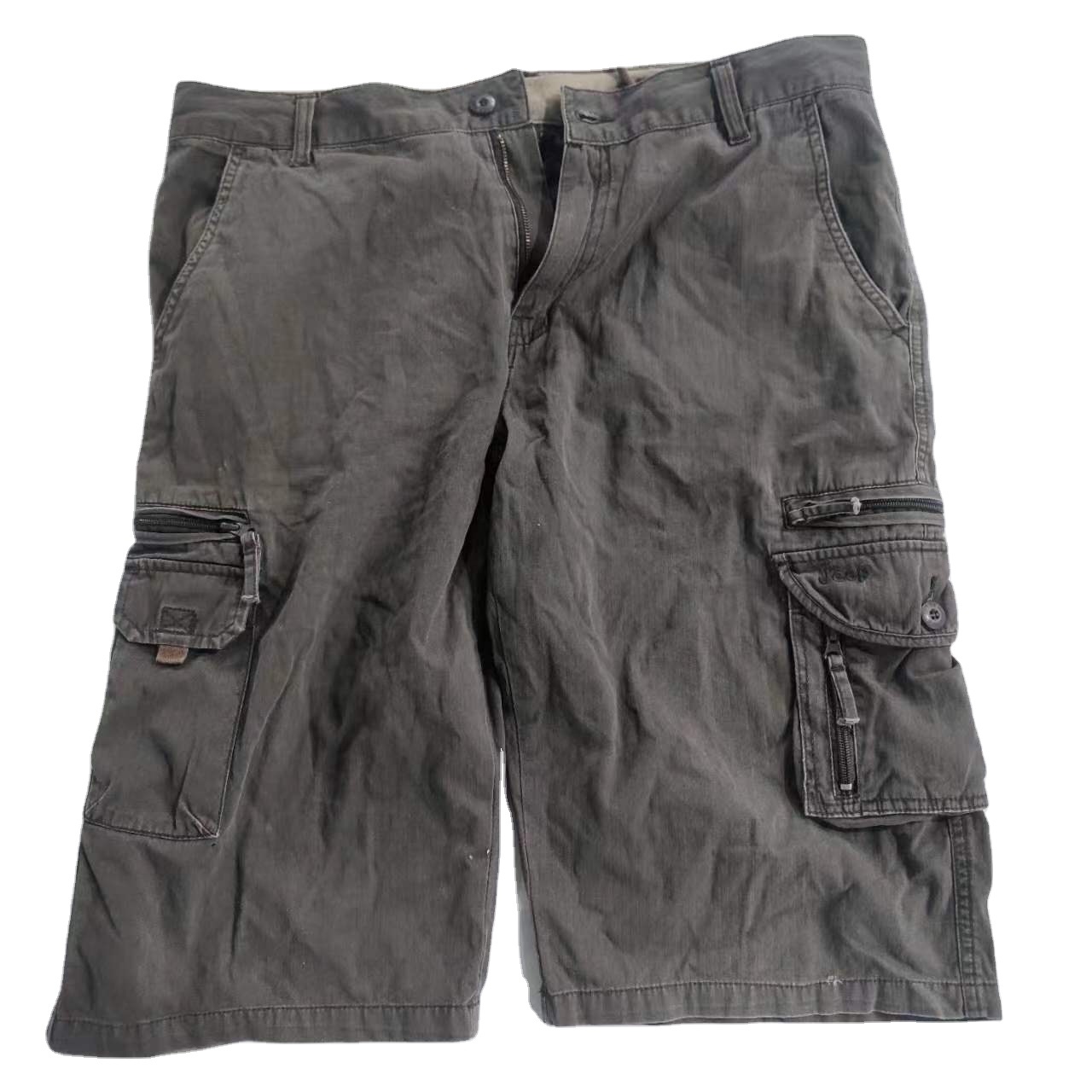Second-hand Six Pockets Pant Shorts Used Cargo Pants Short for Men in Bundle