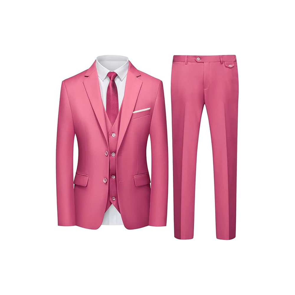Men's Suit Jackets Men's Business Slim Fit Casual Suit Men's Suit Jacket Blazer Party 2 Piece