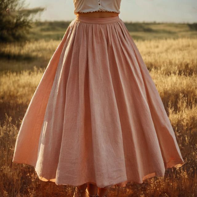 Soft Linen skirt women Casual Linen Skirt Linen Cotton Maxi skirt Midi Linen Skirt, Linen Long Skirt, Summer Boho Dress