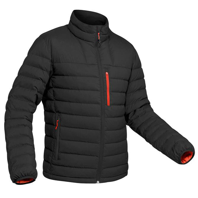 CONMR Men's High Quality Unisex Winter Puffer Jacket Warm Windproof Down Hoodie Zipper Closure Casual Insulated Jacket