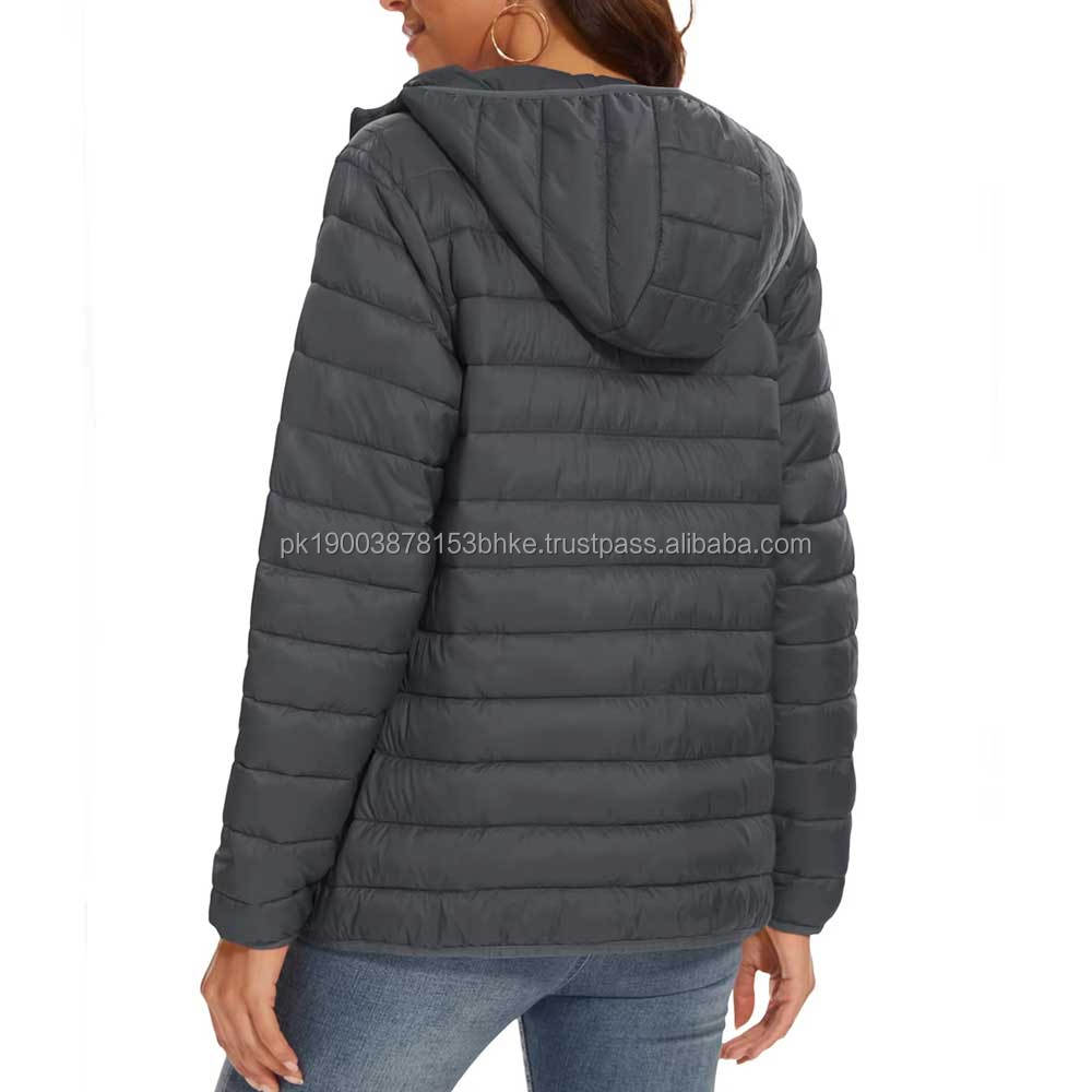 Custom Thick Cotton Packed Winter Jacket Women Down Puffer Jacket Parka Down Jacket Rainproof Windproof