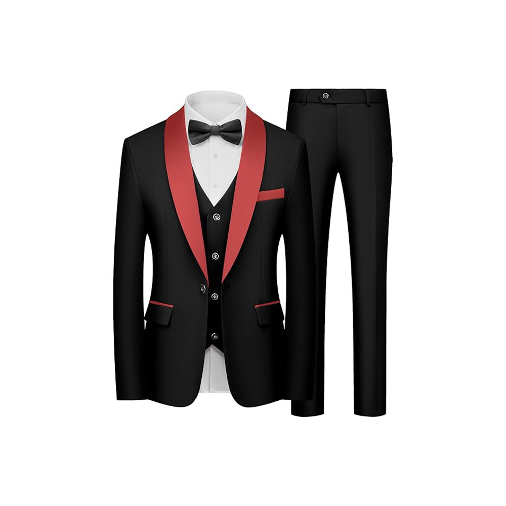 Men's Suit Jackets Men's Business Slim Fit Casual Suit Men's Suit Jacket Blazer Party 2 Piece